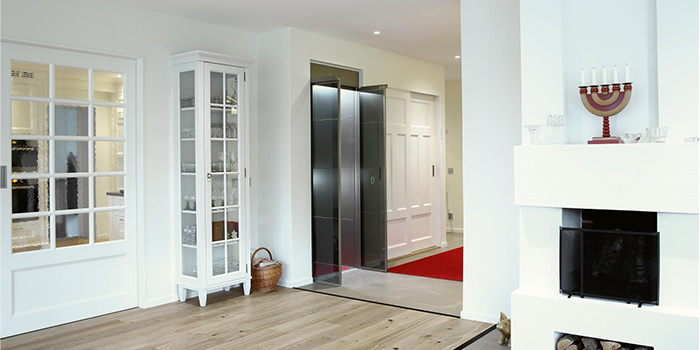 rigel home lift in dining room